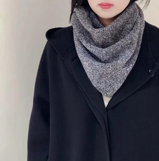 重磅渠道  牦牛绒圈圈纱三角巾   康赛尼棉羊毛牦牛绒混纺  手感软糯舒适   三角巾披肩 商品图2