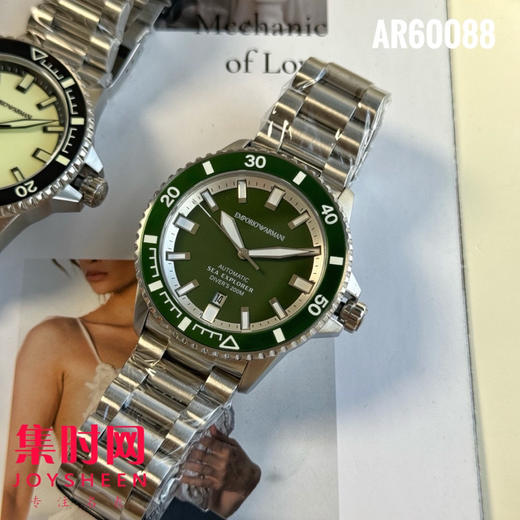 原单阿玛尼AR60088 钢带男士机械腕表 商品图1