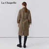 会员福利【莱赛尔+棉】拉夏贝尔/La Chapelle极简高级翻领风衣早秋韩版休闲宽松廓形大衣中长款 商品缩略图4