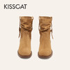 【云粉节】BF楼[美洋同款]接吻猫[落日大道]西部堆堆靴25新短靴显瘦美拉德牛仔靴KA65726-51吊牌价1499活动价799 商品缩略图2