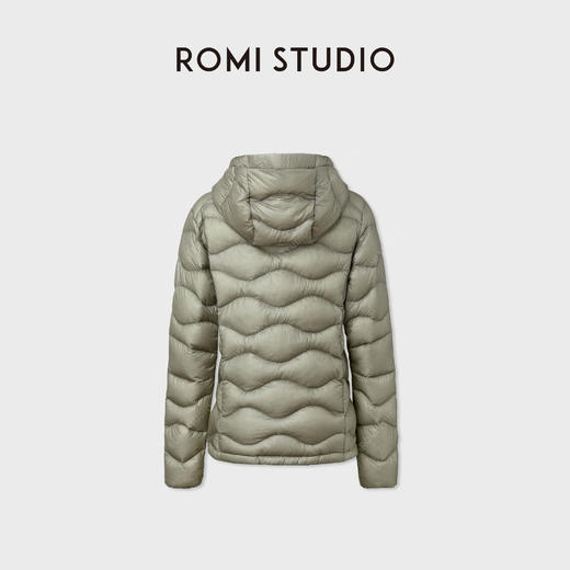ROMI STUDIO 进口波兰科鲁达95白鹅绒可收纳羽绒外套 RWCWWG6417 商品图2