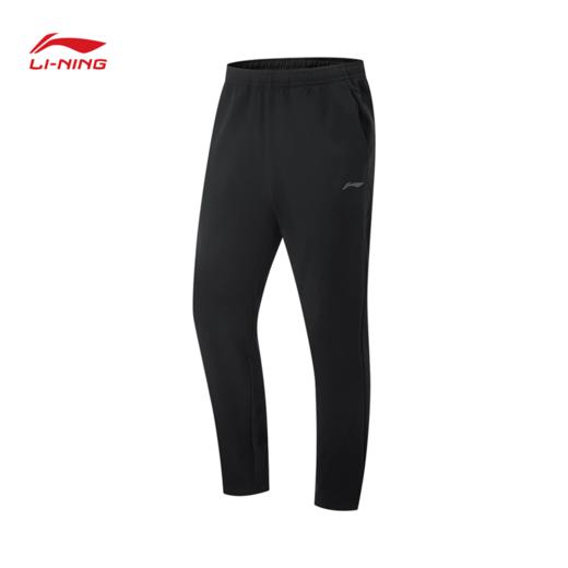 李宁男子直筒加绒保暖针织运动裤AKLV835 商品图3