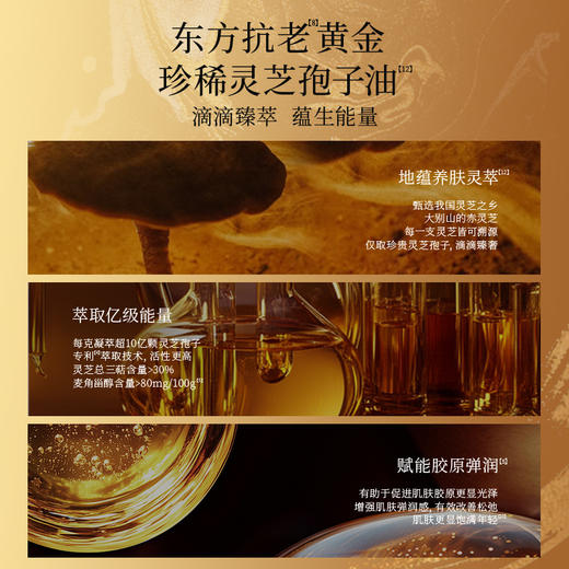 【双十二返场】灵芝白松露琥珀蜜润淡纹油膏面膜（琥珀油膏4g+奶芙云柔膜30ml）*5片/盒 商品图2