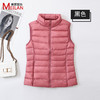 冬季【羽绒马夹女短款】羽绒背心女轻薄羽绒马甲 冬羽绒坎肩女外穿外套  商品缩略图7