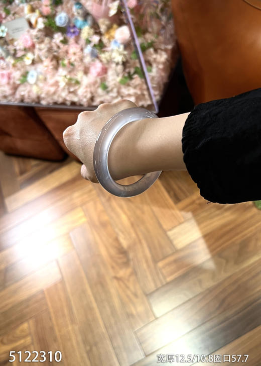 玻璃种手镯【5122310】圈口57.7~具体价格微信咨询 商品图2