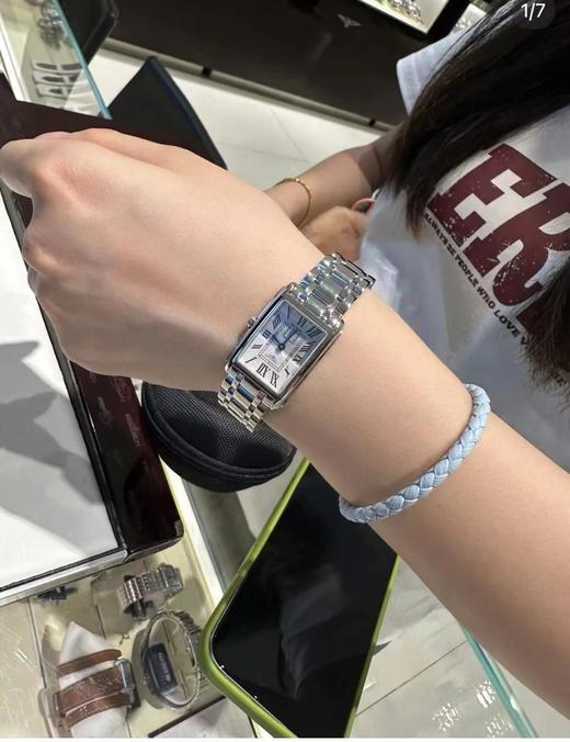 D101416新款方形系列复古放射波纹表盘女士时尚石英机芯手表 商品图7