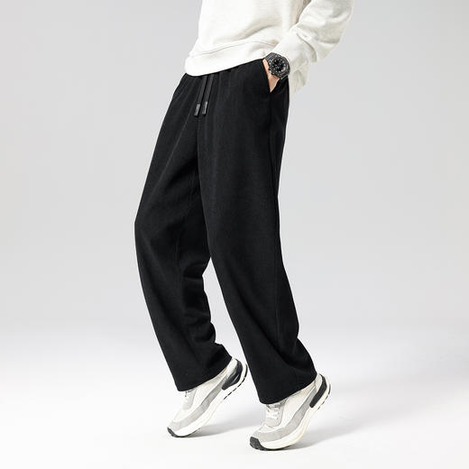 gxgjeans男装 【灯芯绒】25秋款男士休闲裤多色可选直筒裤纯色系带通勤长裤男K&C 商品图4