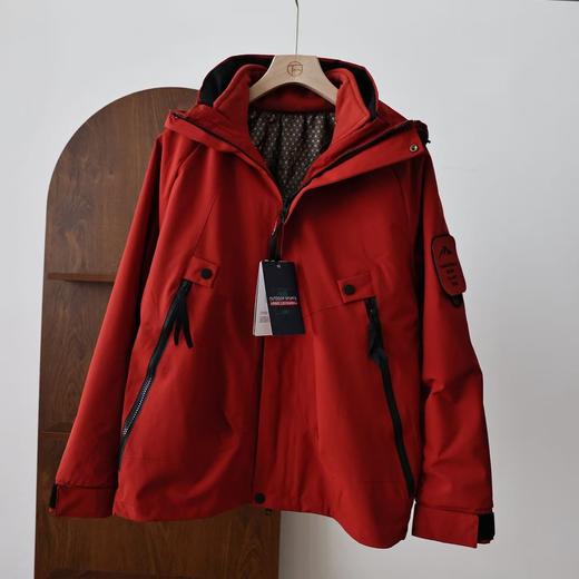 雪山男女同款三合一可拆冲锋衣 商品图14