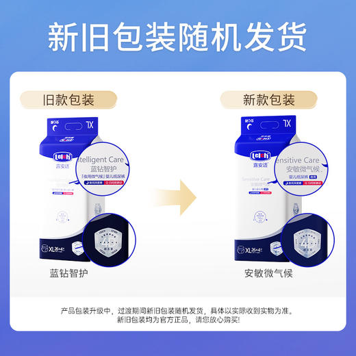 【重磅新品】露安适智护安敏微气候纸尿裤拉拉裤NB/S\M\L\XL\2XL\3XL码滋养肌肤远离红屁屁 商品图1