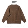 243029SDSA秋冬新款痞帅男装韩版撞色拼接口袋假两件毛衣时尚套头针织衫 商品缩略图5