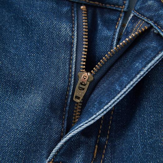 「高货wl」全新升级【铂金会员247/天猫329/差价82】(01446)洛诗琳2025秋季气质四面弹磨白牛仔棉复古通勤高腰喇叭裤 商品图2