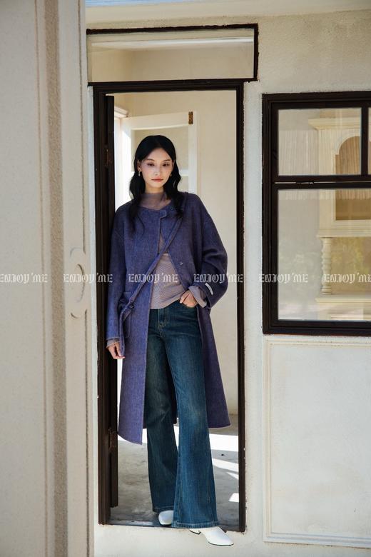 【门店同款】ENJOY冬季简约磨毛喇叭裤 167094854 商品图2