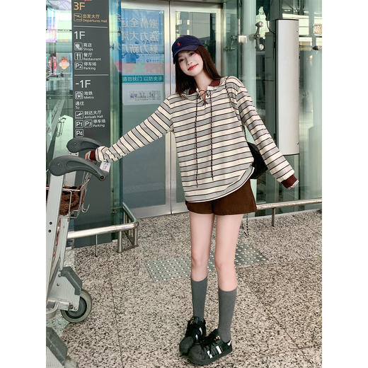 【169元任选2件】现货！polo领条纹长袖 商品图1