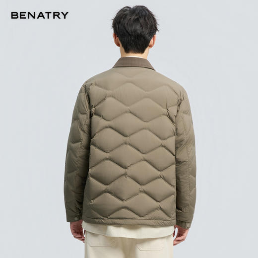 贝纳川冬季新品无胆防绒翻领轻薄羽绒ECF405233 商品图12