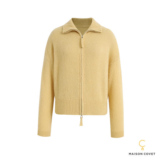 MAISON COVET丝羊绒拉链夹克 商品图1