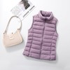 冬季【羽绒马夹女短款】羽绒背心女轻薄羽绒马甲 冬羽绒坎肩女外穿外套  商品缩略图13