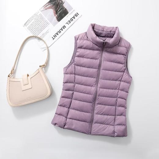 冬季【羽绒马夹女短款】羽绒背心女轻薄羽绒马甲 冬羽绒坎肩女外穿外套  商品图13