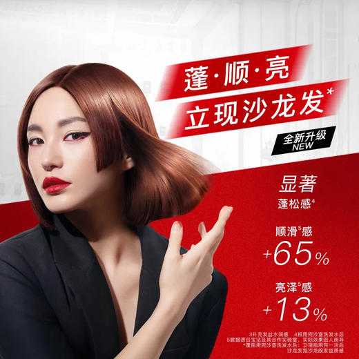 【买1送1 到手2瓶】VS沙宣洗发水750ml/瓶  修护水养/垂坠质感/轻盈顺柔/水润去屑系列任选 去油去屑补水滋润改善毛躁蓬松止痒 商品图2