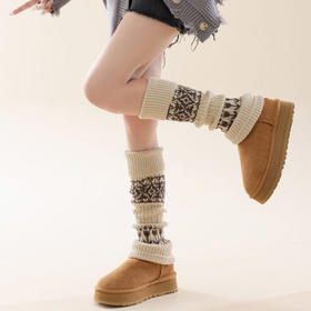潮流费尔岛堆堆袜套长款-纪念日百货门店同款167101701