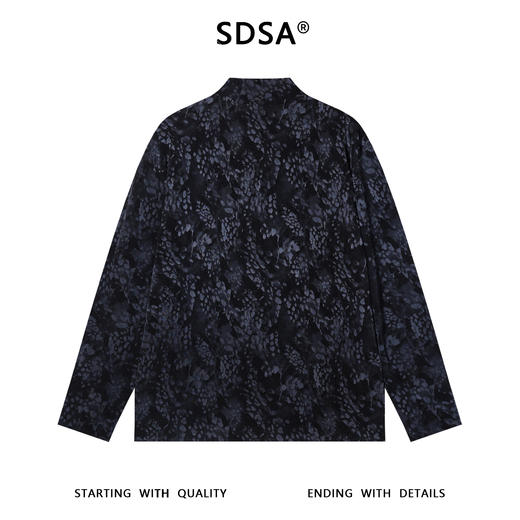 T4899SDSA男士秋冬新款痞帅男装潮牌简约撞色豹纹半高领长袖T恤休闲潮 商品图5