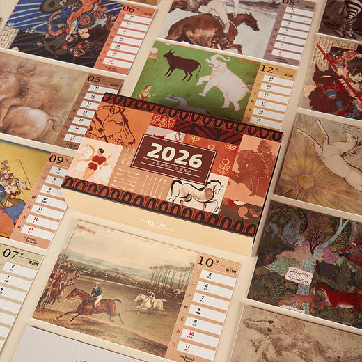 大英博物馆 2026年 文明印骥 馆藏周历 商品图2