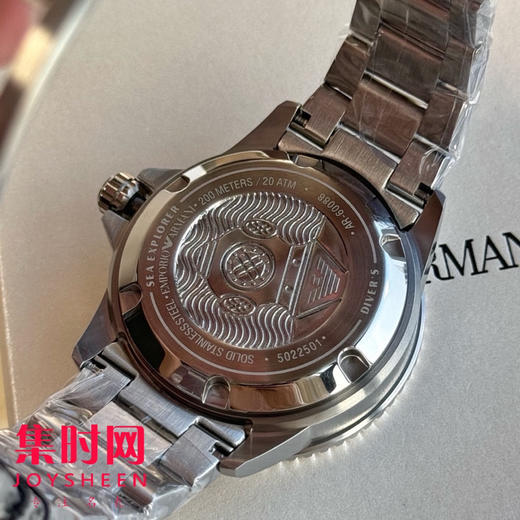 原单阿玛尼AR60088 钢带男士机械腕表 商品图6