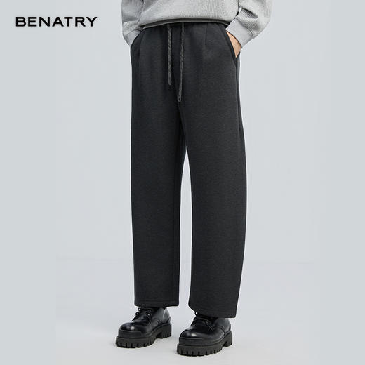 贝纳川冬季新品羊毛弯刀裤ECF332003 商品图5