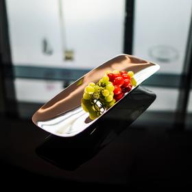 HD流光精抛不锈钢长果盘 RESONG日诵家居 长托盘