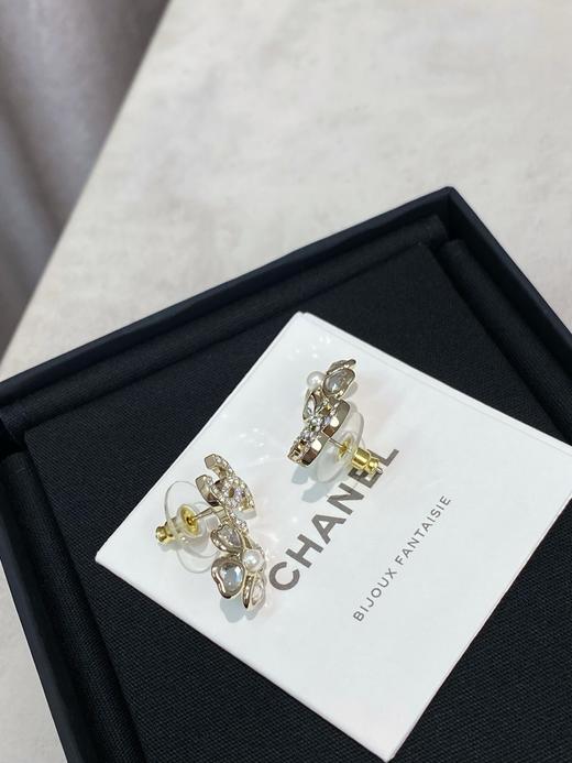 TB120-香奈儿双c四叶草耳钉（XK）-10.14直播款 商品图7