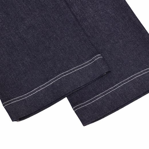 半身缘女裤 秋季简洁复古丹宁色直筒牛仔裤253202U10120003 商品图4