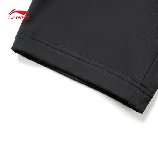 李宁男子直筒加绒保暖针织运动裤AKLV835 商品图8