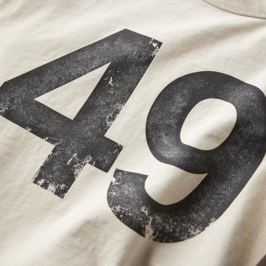 ROMI STUDIO“美式复古”全棉磨毛做旧撞色字母印花卫衣 RWCASY5974 商品图3