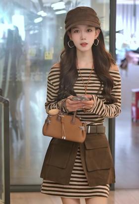 美拉德里外套裙~