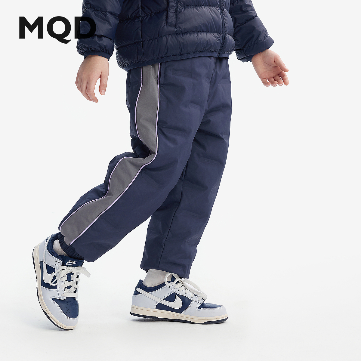 【MQD】【羽绒裤】童装儿童羽绒裤冬季新款男童休闲裤加绒厚裤子