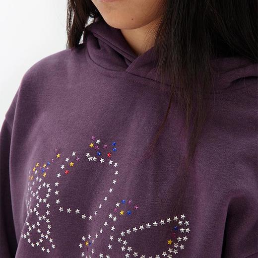 CryingCenter 星星铆钉片水果印花连帽加绒卫衣 哭喊中心 商品图3