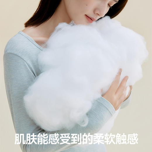 觅雨missrain男女士保暖套装发热内衣线裤加厚秋衣秋裤冬季棉毛衫 商品图4