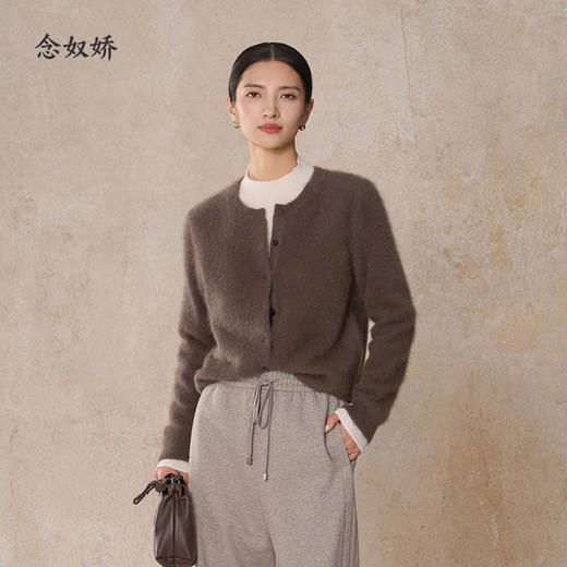 【商场同款】CNR5035 “热可可开衫 ”高雅又温柔，松绒系穿搭，治愈生活 商品图7