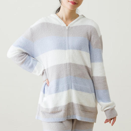 家居服 羽毛纱 条纹 商品图1