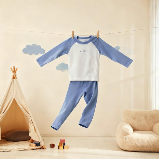 69元2套【轻梵 男女童保暖套装】双面磨毛A类标准 100-160码秋衣秋裤 无骨套装加绒 男女童保暖内衣 中大童打底衫！ ZXT 商品图9