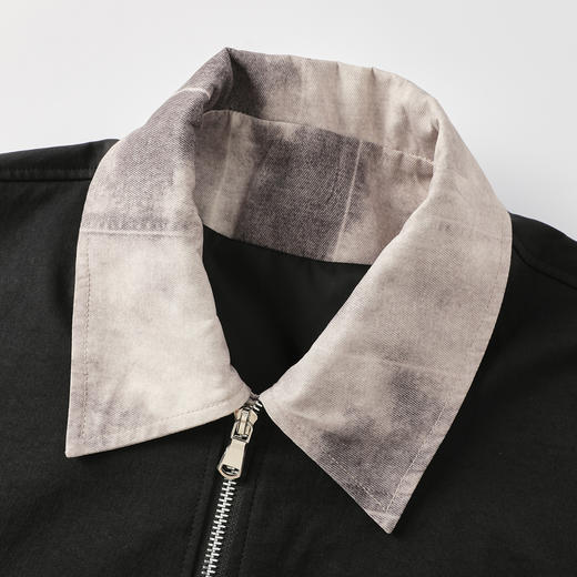 gxg.jeans男装 25秋款假两件外套潮流街头百搭男士翻领夹克校园通勤青少年外套K&C 商品图6