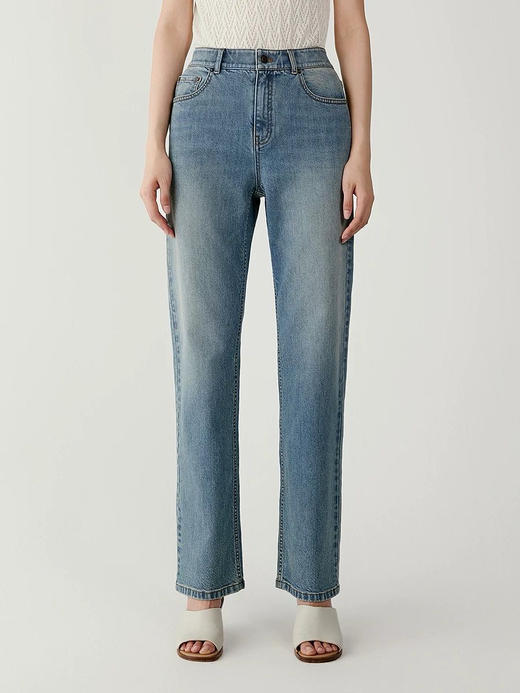 【开放日忙 秒杀价已调 直接拍】返场 小禾 水洗蓝 随性 小直筒 牛仔裤 商品图12