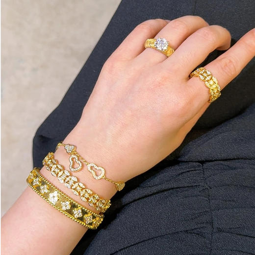 GAONAS  时尚贵气金色葫芦手链11561SGO 商品图3