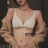 【零束缚！云感软 | 冰透凉 | 不跑杯】美感固定杯无钢圈聚拢文胸棉感三角杯模杯锦纶内衣薄款女夏。hb 商品缩略图4