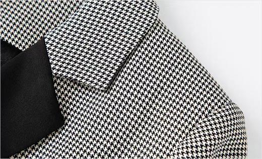 仅一件！【低价清仓】春秋撞色西装领风衣外套女流行双排扣过膝长款大衣ZFYY001 商品图6