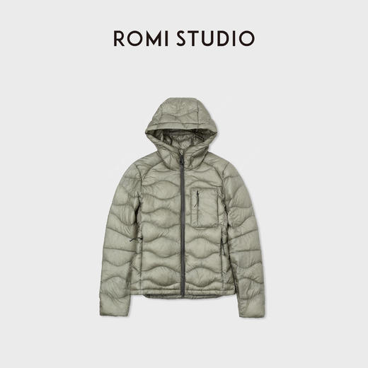ROMI STUDIO 进口波兰科鲁达95白鹅绒可收纳羽绒外套 RWCWWG6417 商品图1
