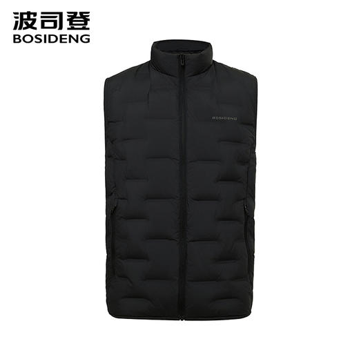 波司登轻薄羽绒服女2025秋新款修身短款立领鹅绒马甲B250131030 商品图0