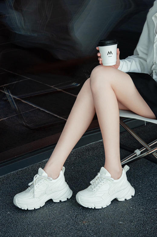 【定制真皮老爹鞋】大牌代工厂出品 外层牛皮里层羊皮 轻盈舒适～不笨重 显脚小 根高5cm 增高 穿出大长腿 商品图6