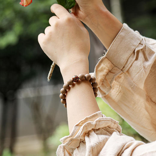 好运莲莲光面香珠手串非遗国标天然本草无添加五行·本草香珠手串 商品图2