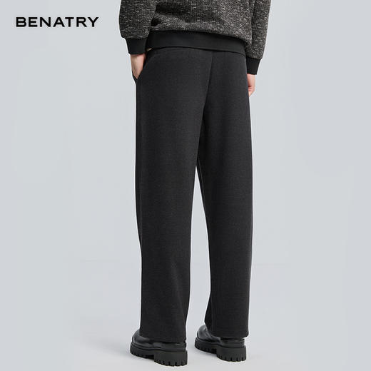 贝纳川冬季新品羊毛直筒牛仔裤ECF332001 商品图3