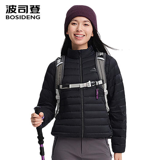 波司登25秋新款鹅绒排骨条立领羽绒服B250131046 商品图0